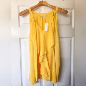 New York & Company yellow blouse